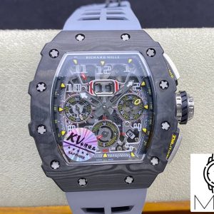 Richard Mille RM-011 KV Factory Purple Rubber Strap