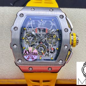 Richard Mille RM011 FELIPE MASSA KV Factory Yellow Strap