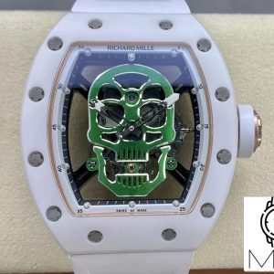 Richard Mille RM52-01 YS Factory Green White Tourbillon Dial
