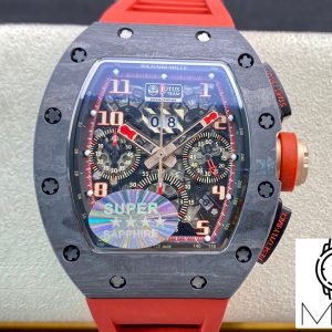 Richard Mille RM011 KV Factory V3 Red Strap