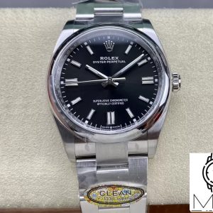 Rolex Oyster Perpetual M126000-0002 36MM Clean Factory Stainless Steel Black Dial