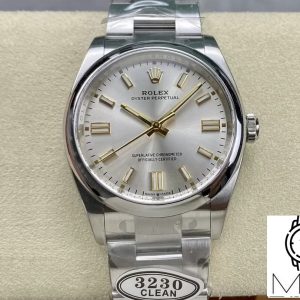 Rolex Oyster Perpetual M126000-0001 36MM Clean Factory Silver Strap