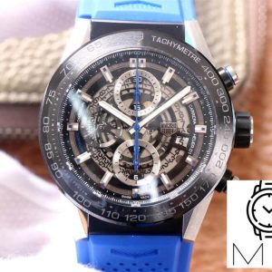 TAG Heuer Carrera CAR2A1T.FT6052 XF Factory Blue Strap