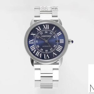 RONDE DE CARTIER WSRN0023 AF Factory Blue Dial