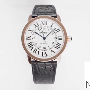 RONDE DE CARTIER W6701009 AF Factory Leather Strap