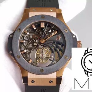 Hublot Big Bang Hollow Tourbillon Black Strap