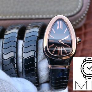 Bvlgari Serpenti Spiga Watch 102885 BV Factory Rose Gold No Diamond