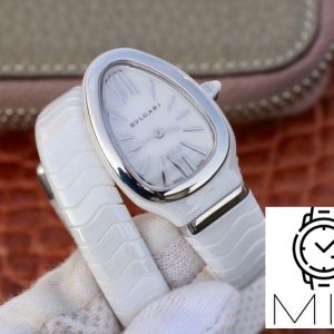 Bvlgari Serpenti Spiga Watch 102613 BV Factory Steel No Diamond