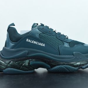 Balenciaga Triple ClearSole Blackish Green Cushion