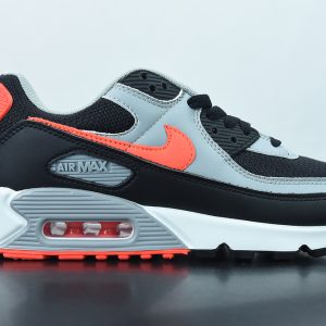 Nike Air Max 90 Black Radiant Red Wolf Grey