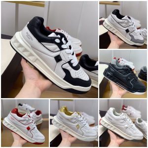 Valentino Cowhide semi-matte craft Low Top sneakers