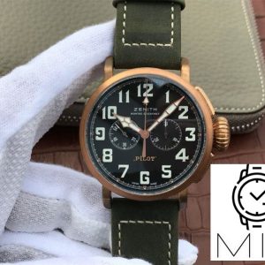 Zenith Pilot Type 20 Chronograph Extra Special Bronze 29.2430.4069/21.C800 XF Factory Black Dial