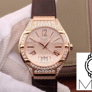 Piaget Polo MKS Factory Rose Gold Case Diamond Dial