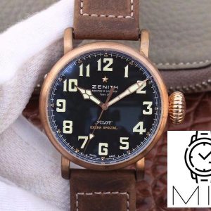 Zenith Pilot Type 20 Extra Special Bronze 29.2430.679.21.C753 XF Factory Black Dial