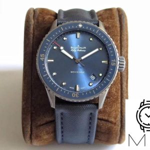Blancpain Fifty Fathoms Bathyscaphe 5000-0240-O52A ZF Factory Blue Dial