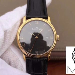 Blancpain Villeret Ultraplate 6651-1127-55B ZF Factory Black Dial