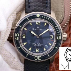 Blancpain Fifty Fathoms 5015-12B40-O52 ZF Factory Blue Dial