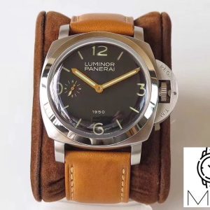 Panerai Luminor 1950 PAM127 ZF Factory Superlumed Black Dial