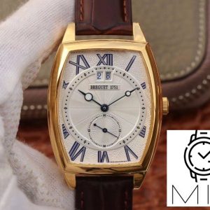 Breguet Heritage Big Date 5410BR/12/9 18K Yellow Gold Silver Dial