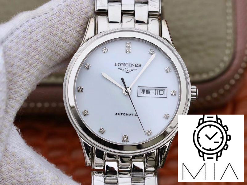 Longines Flagship Double Calendar L4.899.4.12.602 GK Factory White Dial